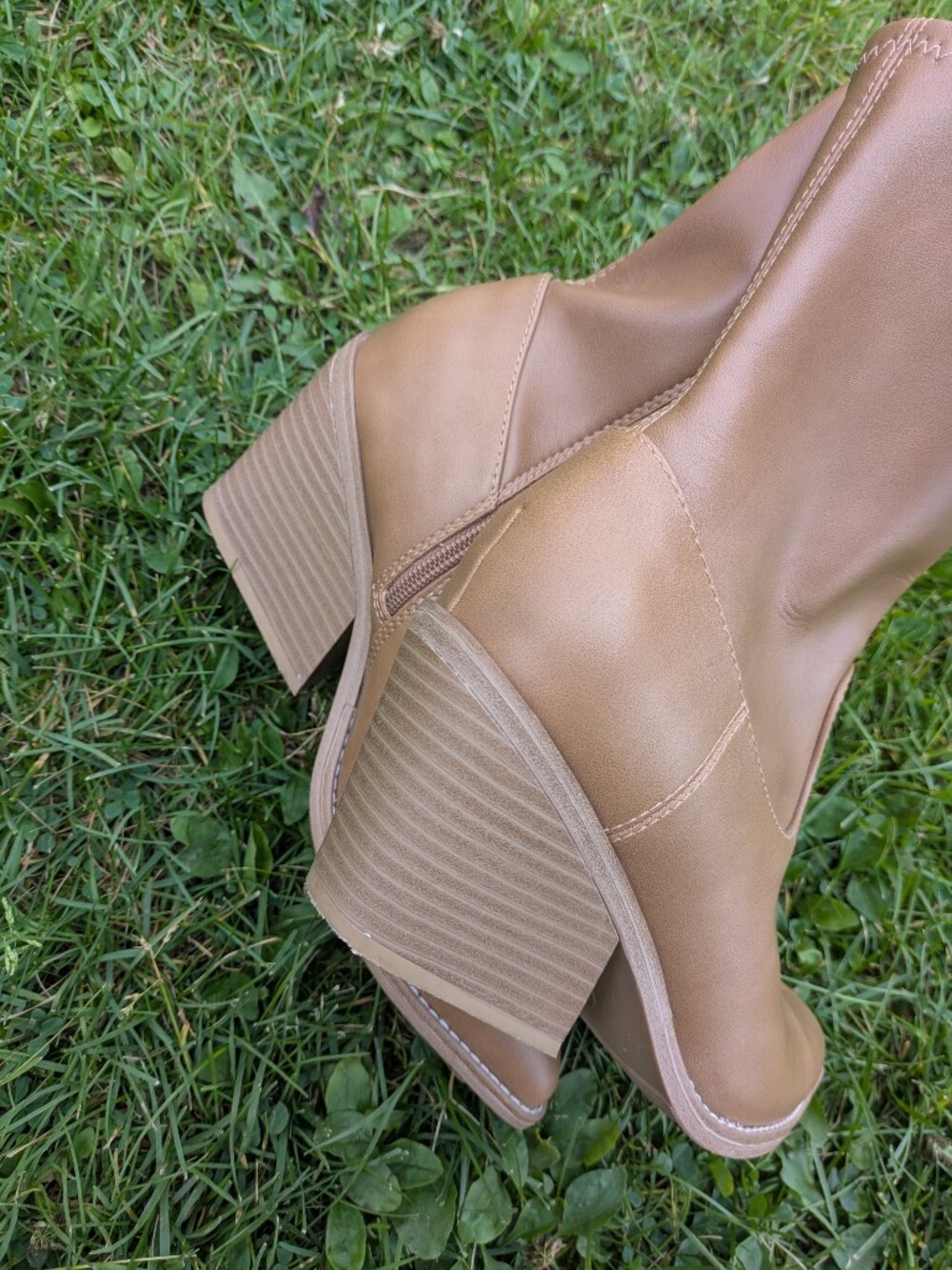 Universal Thread Tall Ankle Boot In Tan - Picture 3 of 12